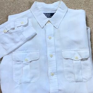 Polo by Ralph Lauren White Button Down Shirt